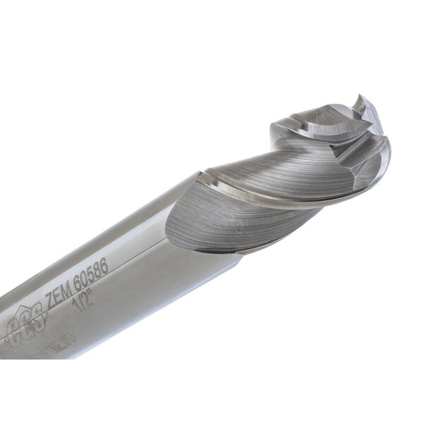 Cgs Tool Ferocious 3X - Ball End 3Fl 5/16" Dia 1" Loc 2-1/2" Uncoated - BN5312