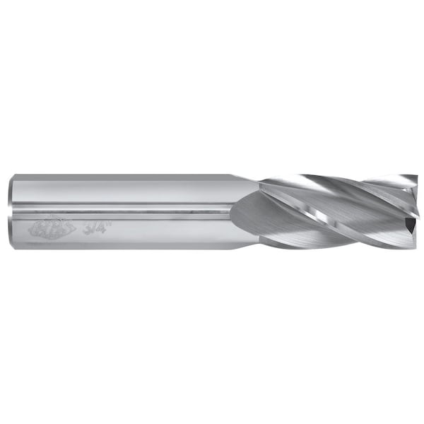 Cgs Tool 4Fl 30 Deg Sq End Mill 13/32"Dia 1"Loc 2-3/4"Oal - 140-4062