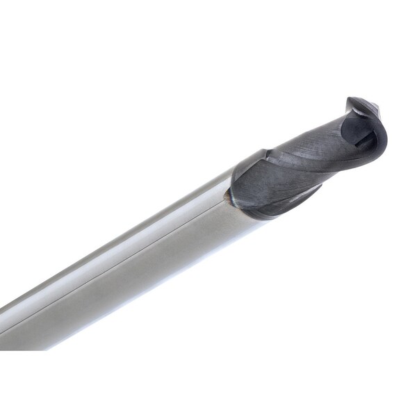 Cgs Tool 2 Flute Stub Length Ball End Mill 5/16"Dia 1/2"Loc 2"Oal W/Altin Coating - 222-3125-ALTIN