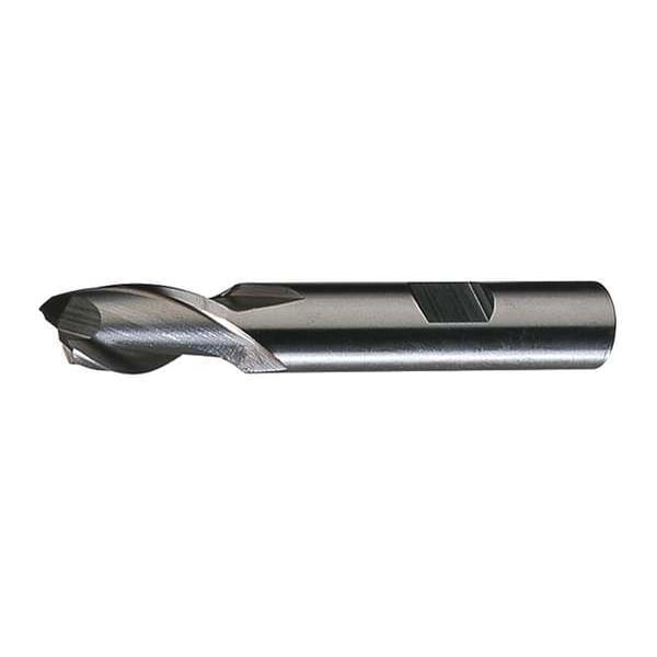 Cleveland 2-Flute HSS Square Single End Mill Cleveland HG-2-TC TiCN 13/16"x5/8"x1-1/2"x4" - C38900