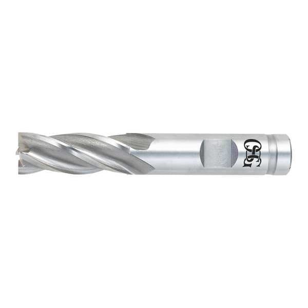 Osg HSS End Mill, 1/2in.dia., 1-1/4in.Cut L - 5411500