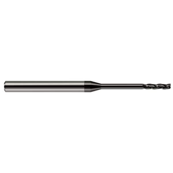 Harvey Tool Miniature End Mill - 3 Flute - Square, 0.0900", Neck Dia.: 0.0885" - 10090