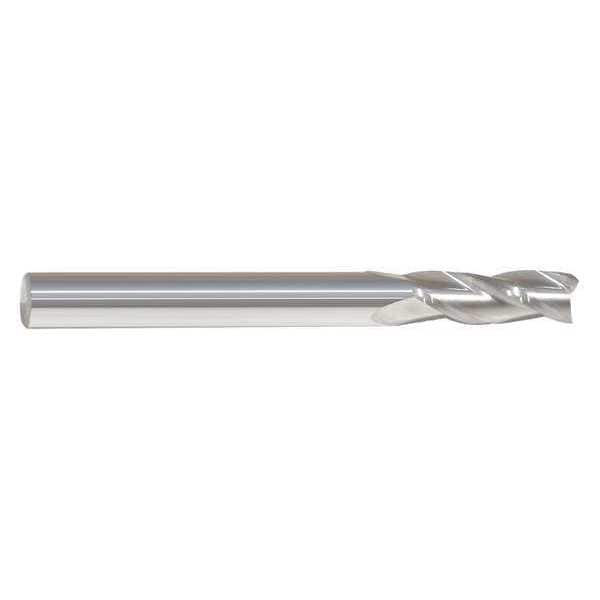 Zoro Select End Mill, 3/16 in.3 Flutes, Bright - 205-001110