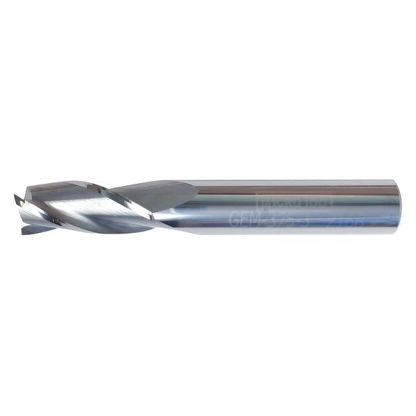 Micro 100 Carb End Mill, 4.00mm, 3FL, CC, Uncoated - GEMM-040-3