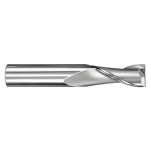 Sgs Tool Carbide End Mill, Sq., 3/16in., 2 FL, TiCN - 35300