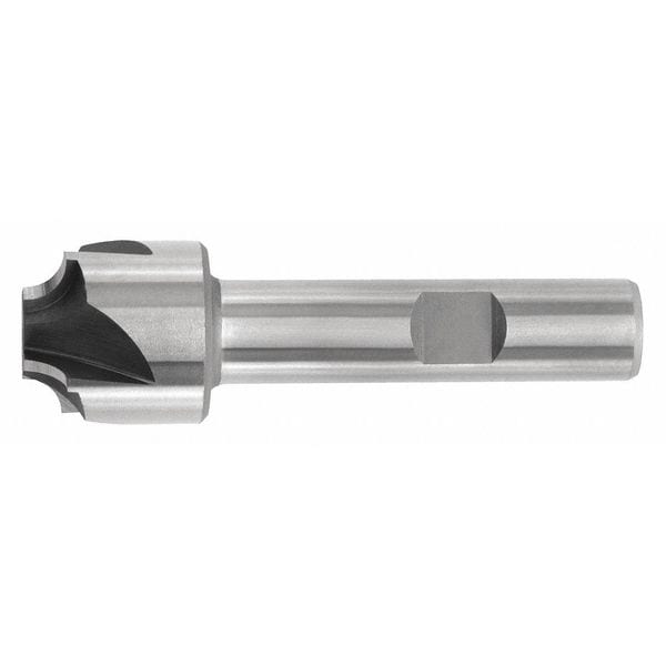 Cleveland 4-Flute HSS Corner Rounding End Mill Cleveland CRE Bright 1-1/2" x 1" x 1" x 4-1/8"x0.5CR - C75386