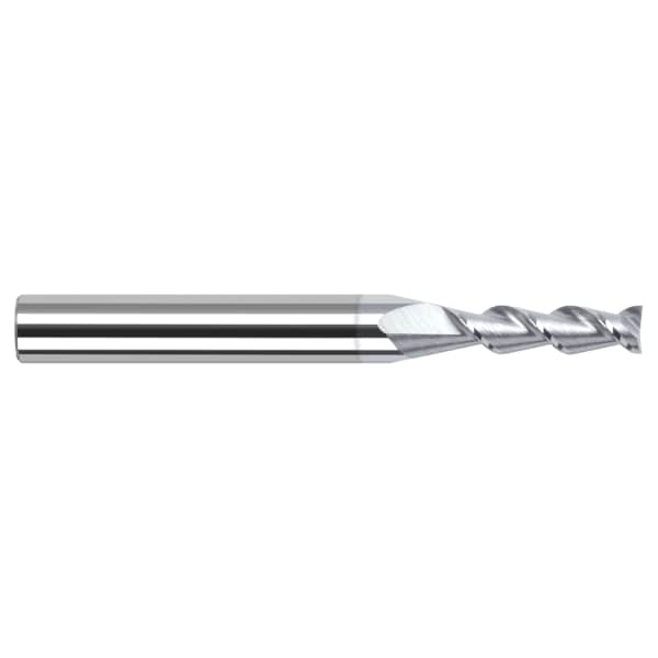 Harvey Tool High Helix End Mill for Aluminum Alloys - Square, 0.2500" (1/4), Number of Flutes: 2 - 932116-C8