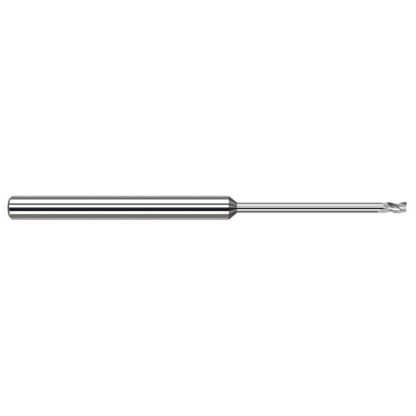 Harvey Tool Miniature End Mill - 3 Flute - Square, 0.1000", Finish - Machining: Uncoated - 49000