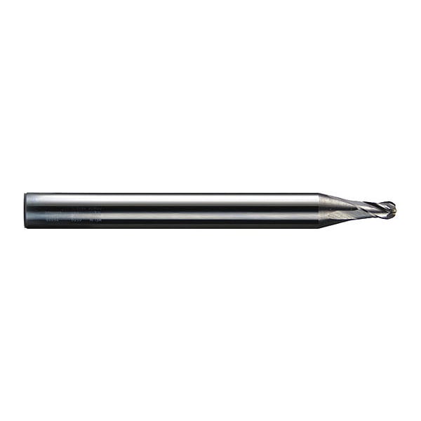 Melin Tool Co End Mill, Carbide, GP, Ball, 3/16 x 3/8, Number of Flutes: 4 - CCMGS-606-B-ALTIN