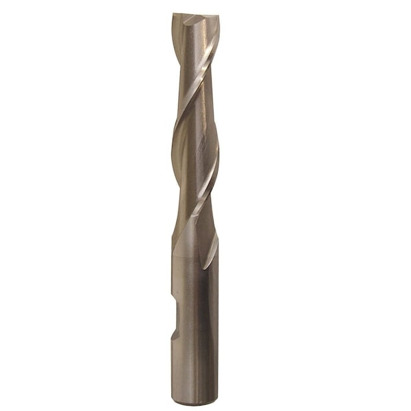 Drill America 7/8" X 5/8" HSS 2 Flute Single End End Mill - DWCT336