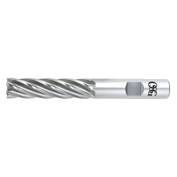 Osg HSS End Mill, 3/8in.dia., 1-1/2in.Cut L - 5460500