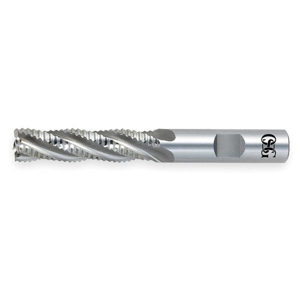 Osg End Mill, Roughing, Co, 1/2, 4 FL, SGL Sq End - 4900100