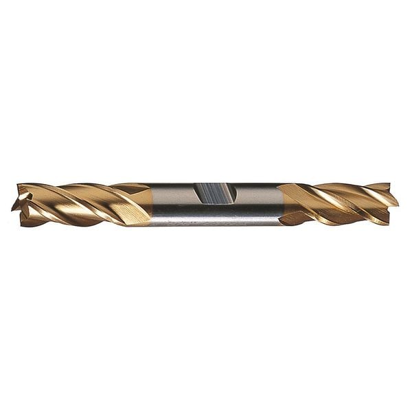 Cleveland 4-Flute Cobalt 8% Square Double End CenterCut Finisher CTD HDC-4C-TN TiN 1/2x1/2x1x4-1/8 - C32965
