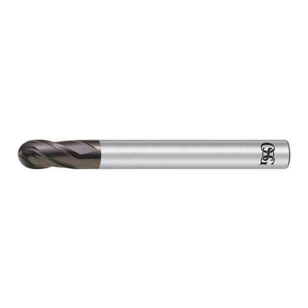 Osg Ball End Mill, 3-1/2" L, 1/4" Shank dia. - 44301111