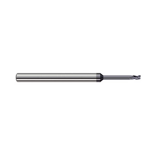 Harvey Tool 9/64 dia. x 0.22 in. x 1.1250 in. 1-1/8 Reach Carbide Square End Mill for Exotic Alloys, 4 Flutes - 978309-C6