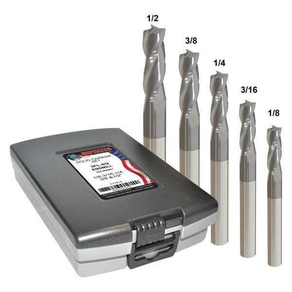 Zoro Select End Mill, 3 Flutes, TiAlN - 205-888882
