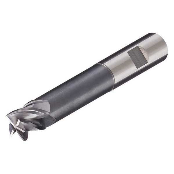 Micro 100 Carbide End Mill, 3/8 In, Cut 3/4 In, 4 FLT - VLR-375-4X