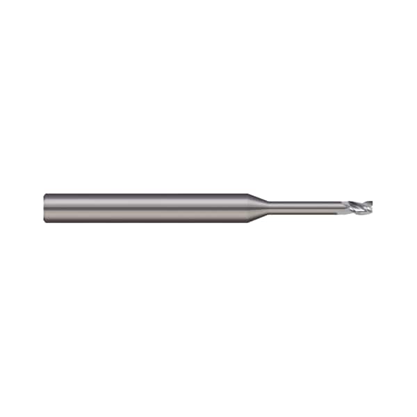 Micro 100 End Mill, 3 Flute, Square, 0.0400" Cutter dia, Finish: UN - MEF-040-250-3