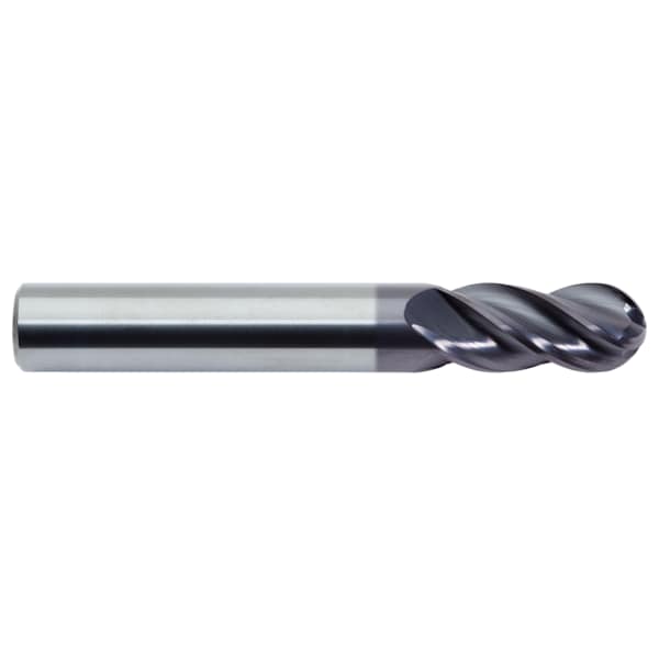 M.A. Ford Tuffcut Xr 4 Flute Ball Nose End Mill Variable Helix, 5/8 - 17962520A