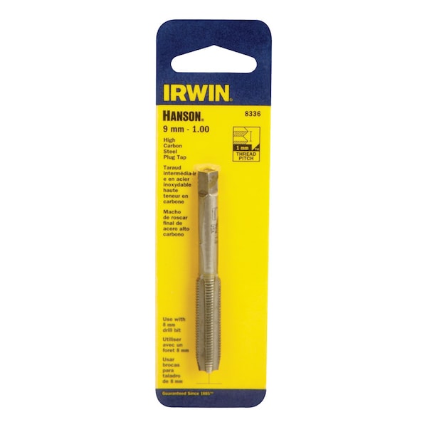 Irwin Irwin Hanson High Carbon Steel Metric Plug Tap 9 - 1.00 mm 1 pc - 8336