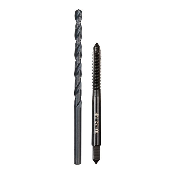 Milwaukee Tool 10-32 NF Straight Flute Plug Tap & No. 21 Drill Bit - 49-57-5527