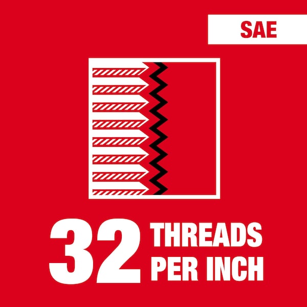 Milwaukee Tool 10-32 NF Straight Flute Plug Tap & No. 21 Drill Bit - 49-57-5527