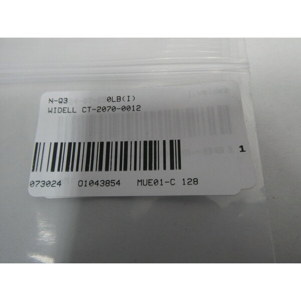 Widell 2070-12 4 FLUTE 3/4-14 NPT OTHER TAP - 62428