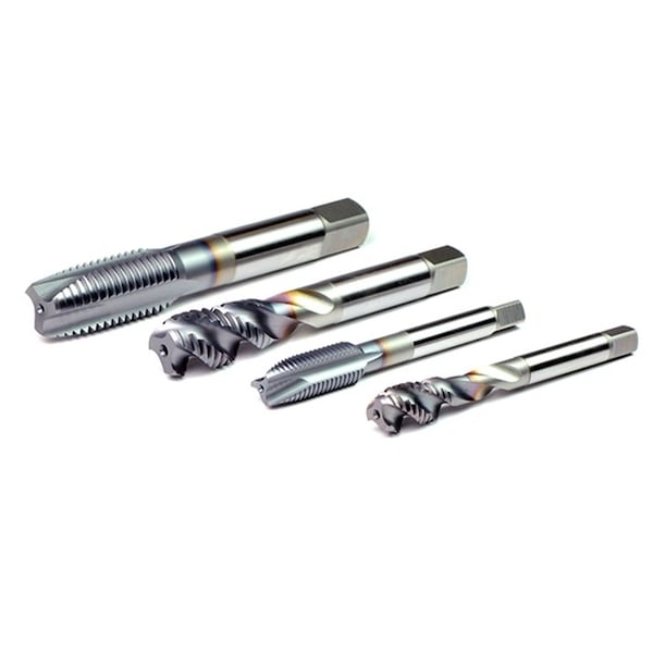 Osg Spiral Flute Tap, #10-32, Modified Bottoming, UNF, 2 Flutes, TiCN - 1650501208