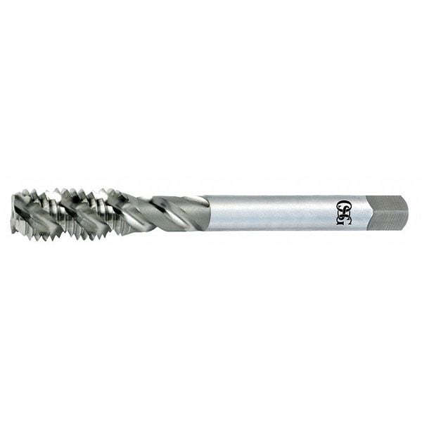 Osg Spiral Flute Tap, #8-32, Bottoming, UNC, 3 Flutes, Bright - 1296700