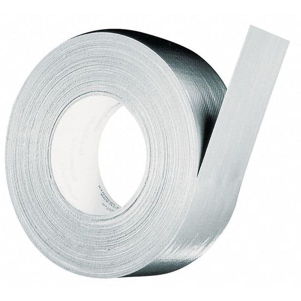 Cinta adhesiva Nashua, 1 7/8 pulgadas de ancho x 60 yardas de largo, plateada, 398, 1 paquete - 398