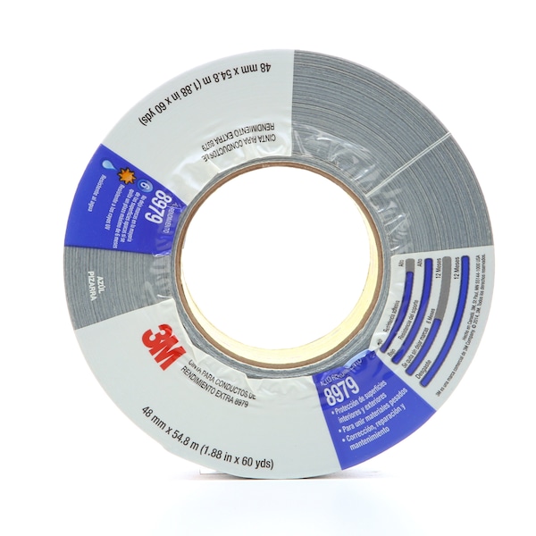 Cinta adhesiva para ductos 3M, 2 x 60 yardas, 12.6 mil, azul pizarra - 8979
