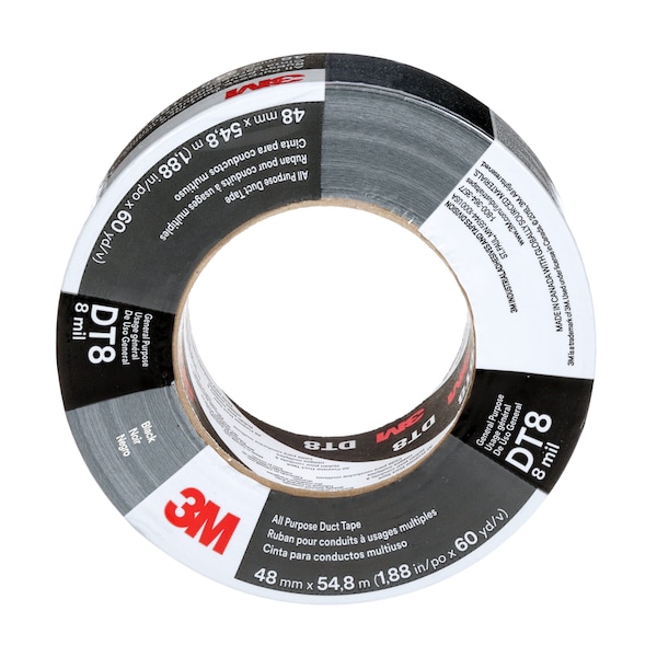 Cinta adhesiva de ducto, plateada, 8 mil, 54.8m de longitud x 48mm de ancho - DT8