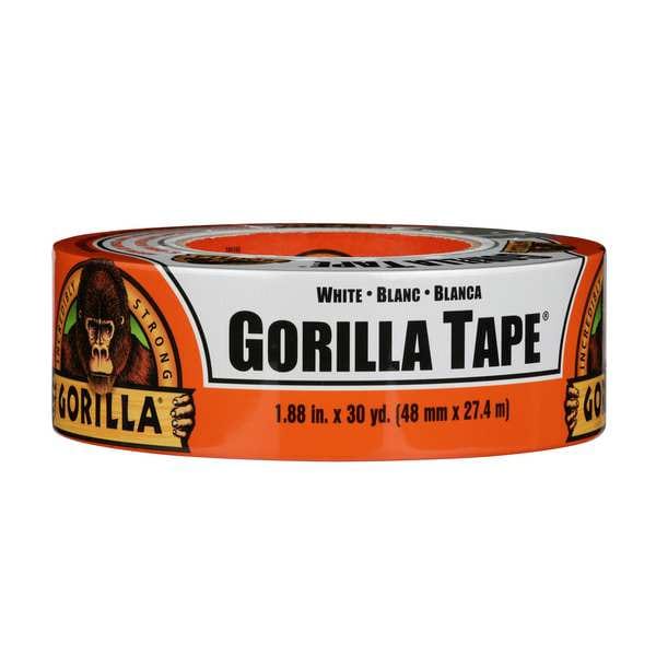 Cinta adhesiva Gorilla Glue, redonda, blanca, 5-3/4 pulgadas de diámetro - 6025001