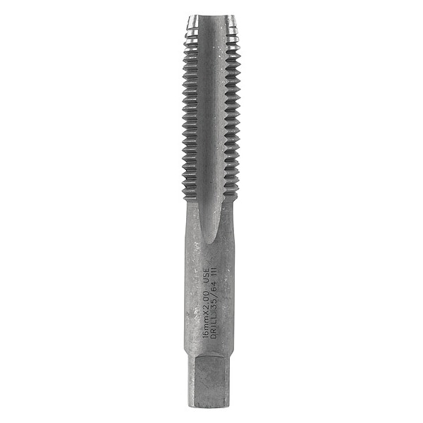 Vermont American Straight Flute Hand Tap Plug, 4 Flutes - BPT12M175