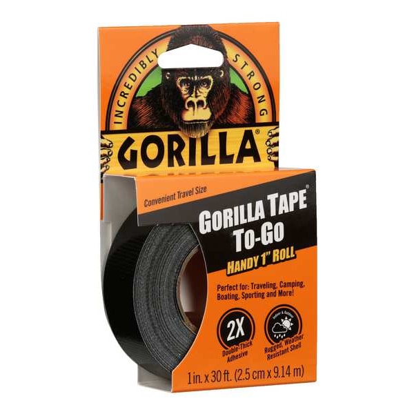 Cinta Adhesiva Gorilla Glue, 1 pulgada x 30 pies, 17 mil, Negro - 6100109