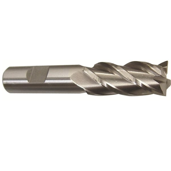 Drill America 1/2" X 1/2" HSS 4 Flute Single End End Mill - DWCF318