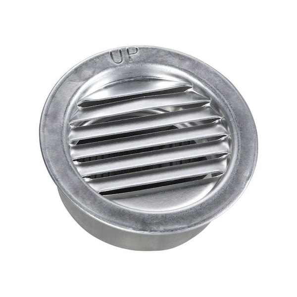 Air Vent Air Vent 2 in. W X 2 in. L Mill Silver Aluminum Mini Louver - 50001