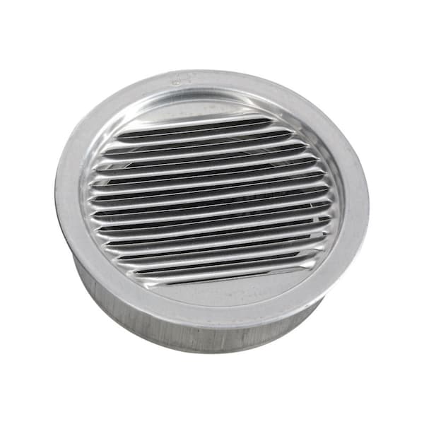 Air Vent Air Vent 3 in. W X 3 in. L Mill Silver Aluminum Mini Louver - 50002