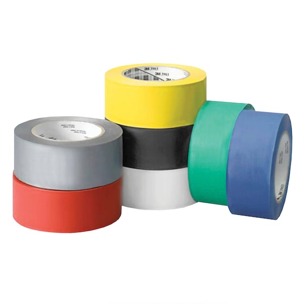 Cinta adhesiva de 3M, 2 x 50 yardas, 6.5 mil, amarilla, de vinilo - 3903