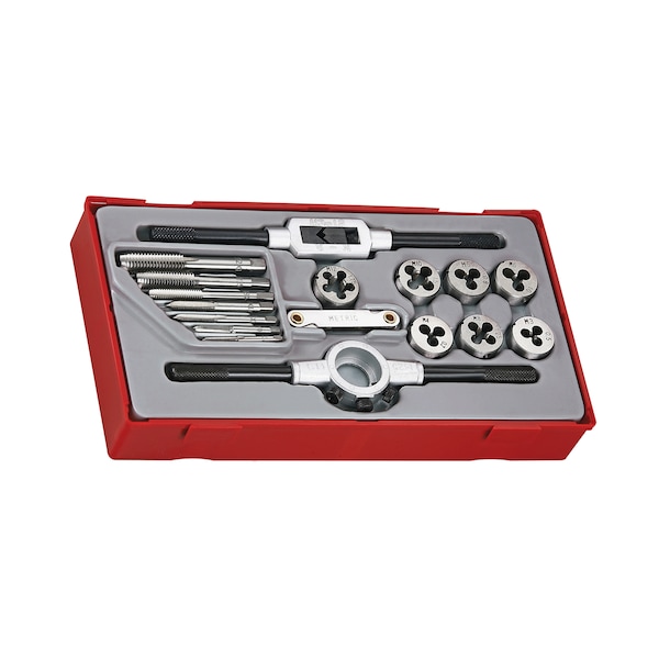 Teng Tools TTTD17 - 17 Piece Tap and Die Set - TTTD17