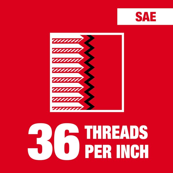 Milwaukee Tool 4-36 NS Straight Flute Plug Tap - 49-57-5107