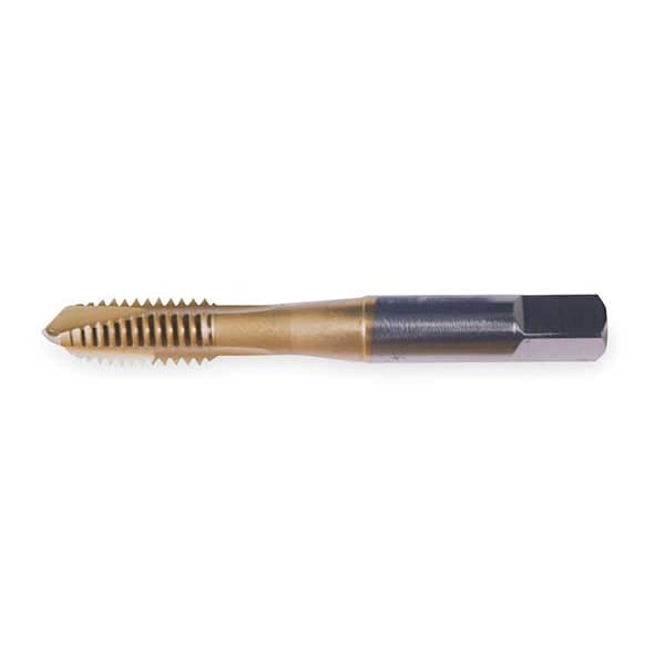 Widia Spiral Point Tap, 5/16"-18, Plug, UNC, 3 Flutes, TiN - 5365933