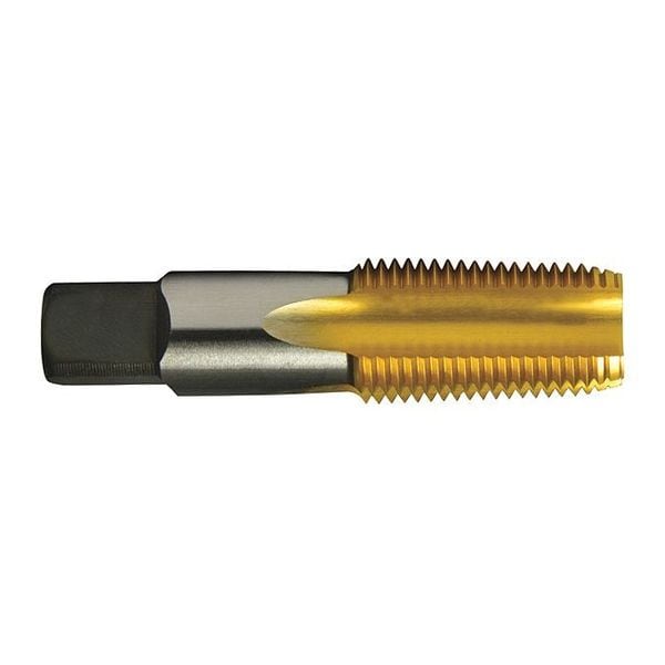 Greenfield Threading Pipe Tap, 1/8"-27, Semi-Bottoming, 4 Flutes, NPTF - 385359