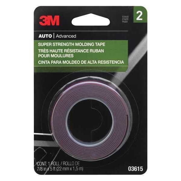 Cinta para moldear de 3M, 7/8" x 5ft., paquete con 24 - 03615