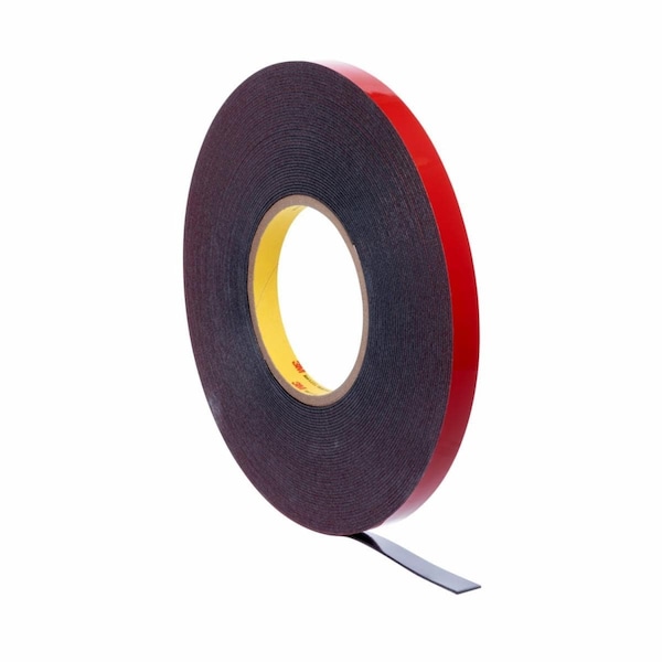 Cinta adhesiva de alto rendimiento AcrylicPlus 06386 Negro, Paquete de 12 - 06386