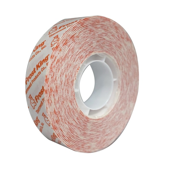 Frost King Cinta Adhesiva Transparente para Interiores y Exteriores 5/8 pulg. de ancho x 54 pies de largo - V5854H