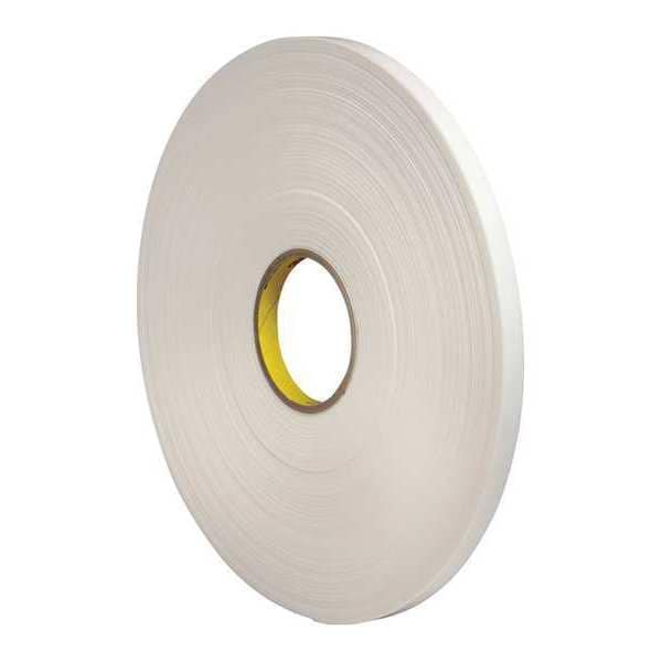 Cinta de espuma de doble cara 3M™ 4462, 1/2" x 72 yds., 1/32", Blanco, 1/Estuche - T95344621PK