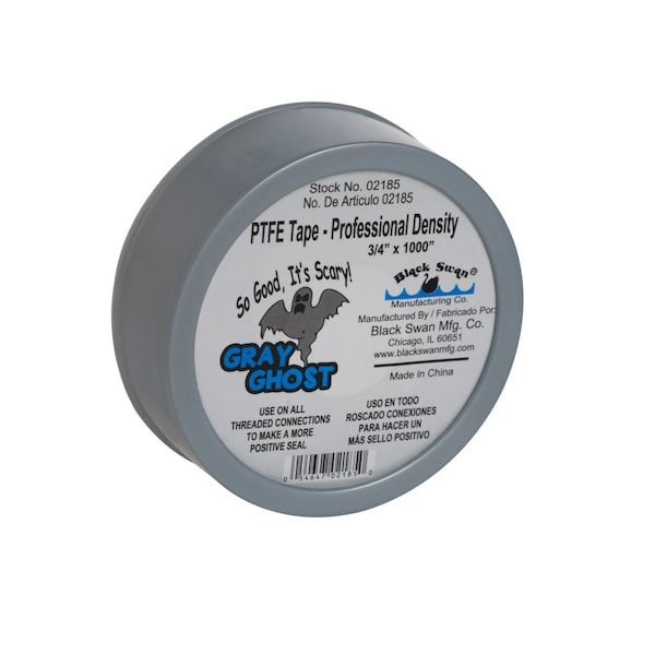 Cinta de PTFE Black Swan - Gray Ghost - China 3/4" X 1000" - 02185