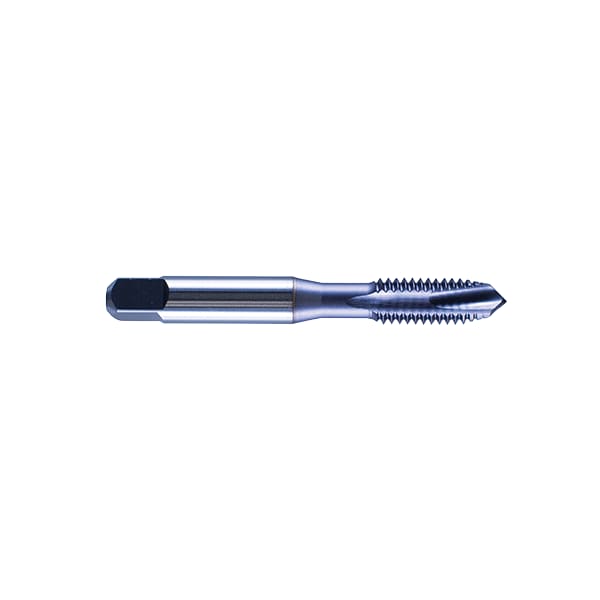 Regal Cutting Tools M4 x 0.7 D4 3 Flute Plug SuperTuf Ni Spiral Point Tap with TiAlN - 075731MS