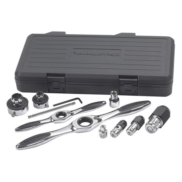 Gearwrench 11 Piece Ratcheting Tap and Die Accessory Set - 82807